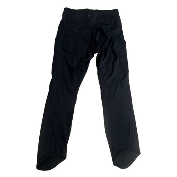 Athleta Womens Black All In High Rise Cropped Leggings Size‎ Small - Picture 2 of 10